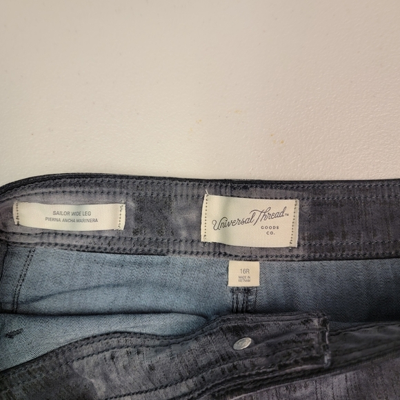 Universal Thread High-Rise Sailor Wide Leg Corduroy Super Strech Pants Size 16R - Picture 4 of 6